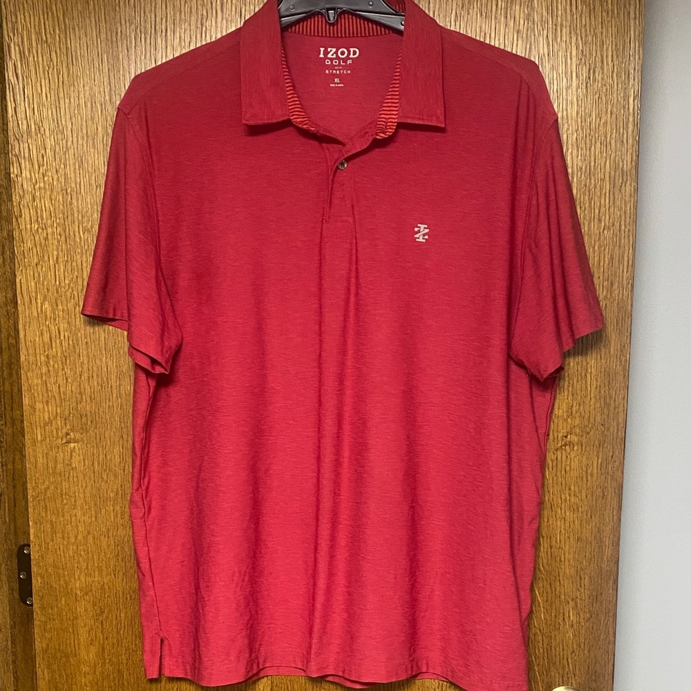 Izod Classic Red Polo Shirt for Men